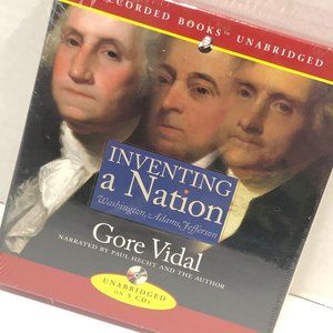 Gore Vidal Inventing A Nation Audio Book 5 CDs NEW SEALED Washington Jefferson
